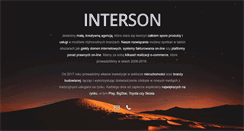 Desktop Screenshot of interson.pl