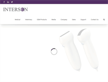 Tablet Screenshot of interson.com